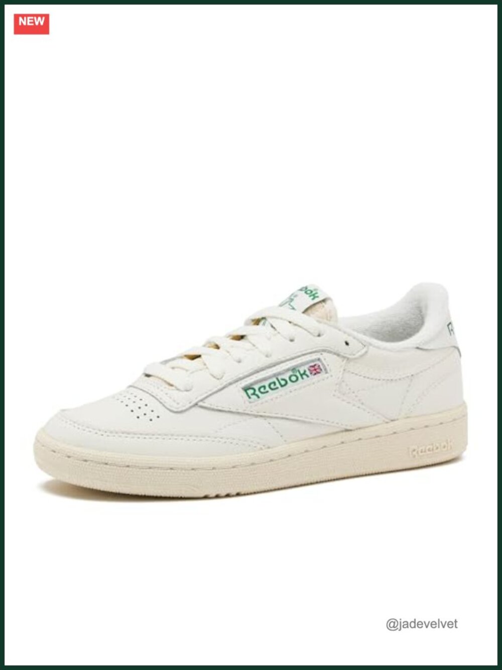 Reebok Club C 85 Vintage Leather Tennis Sneakers Women's Casual Lace-Up White